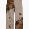 Broek met bloemenprint