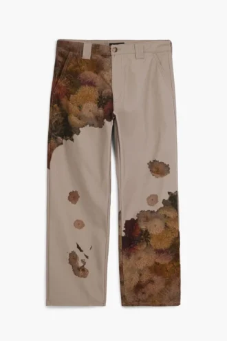 Broek met bloemenprint