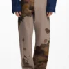 Broek met bloemenprint