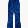 Broek met flockprint