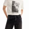 Carrot-fit Jeans met dubbele tailleband