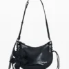 Crossbody-portemonnee met naden