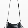 Crossbody-portemonnee met naden