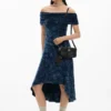 Crossbody-portemonnees met bloemenapplicaties