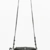 Crossbody-portemonnees met bloemenapplicaties