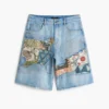 Denim Bermuda’s met patches