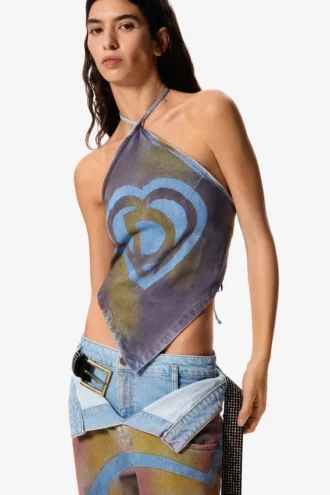 Denim blouse Masha Popova