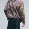 Denim broek met kleurverloop