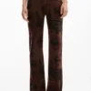 Denim broek met print