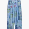 Denim broek met print