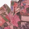 Denim broek met print