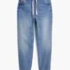 Denim joggingbroek