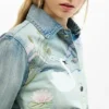 Denim patch-jas