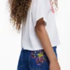 Denim skort