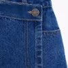Denim skort
