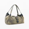 Denim tas met bedeltjes