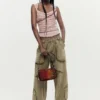 Denim tas met patches