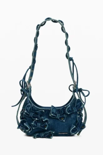 Denim tassen met applicaties