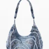 Denim tassen met gespen