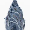 Denim tassen met gespen