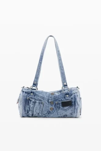 Denim tassen met vakken