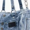 Denim tassen met vakken