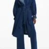 Denim trenchcoat