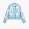 Denimjas met borduursel