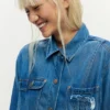 Denimjas met logo