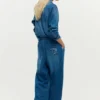 Denimjas met logo