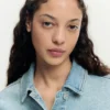 Denimjas met print