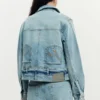 Denimjas met print