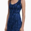 Denimjurk met print