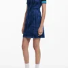 Denimjurk met print