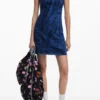 Denimjurk met print
