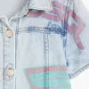 Denimjurk met print