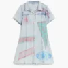 Denimjurk met print