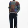 Dikke Patchwork Trui