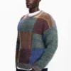 Dikke Patchwork Trui
