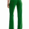Effen flare-Jeans