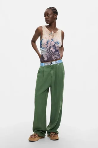 Effen rechte Broek