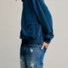 Effen sweatshirt met logo