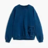 Effen sweatshirt met logo