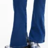 Elastische denim broek