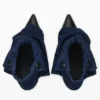 Enkellaarsje met denim flap