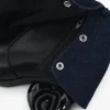 Enkellaarsje met denim flap