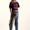 Etnisch T-shirt ontworpen door Christian Lacroix