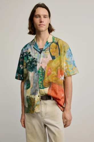 Gaugin-overhemd met print