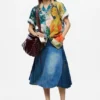 Gaugin-overhemd met print