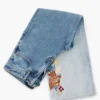 Geborduurde culotte-Jeans